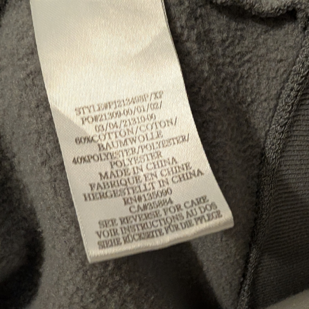 Peloton Women's Gray Zip-Up Hoodie - Picture 7 of 8